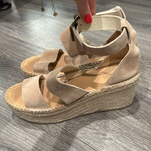 Platform wedge sandals
